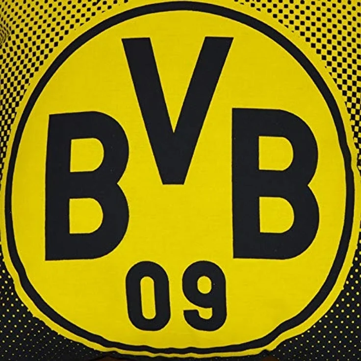 BVB Kopfkissen BVB-Kissen mit Emblem (40x40cm), Füllung: Oberstoff 100% Baumwolle, Füllung 100 % Polyester, Bezug: 100% Baumwolle, Rückenschläfer – Bild 3