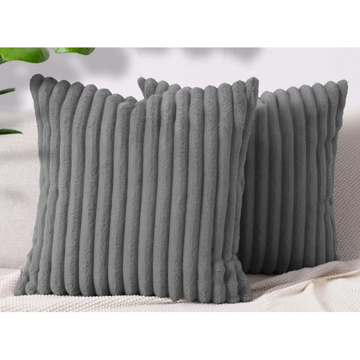 Amilian Dekokissen 2er Set - Zierkissen mit Füllung, Sofakissen, Couchkissen, (2 Stück), 40x40 cm, Dekokissen mit Füllung und Bezug, Wohnkissen – Bild 4