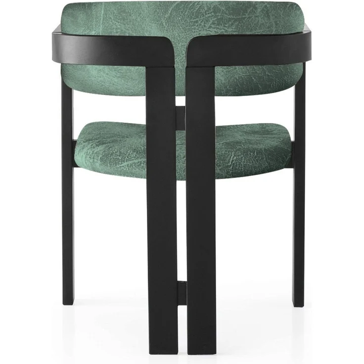 Skye Decor 'CO - 023' Stuhl, Schwarz / Grün, 58 x 76 x 49 cm – Bild 3
