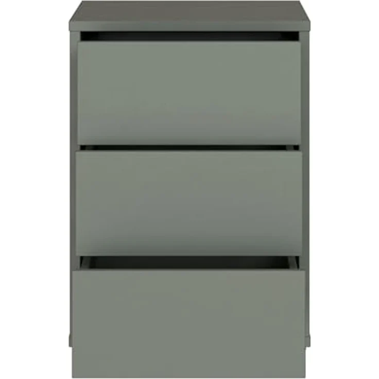 FORTE Nachtkommode Alice Springs, Schubkästen mit Vollauszug, Push to Open – Bild 4