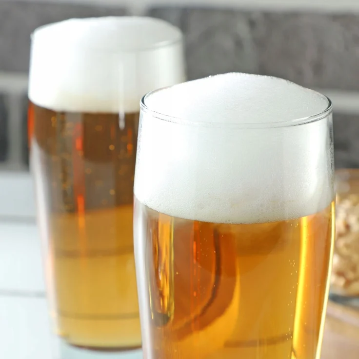KADAX Bierkrug, 510 ml, Glas, hohes Glas-Set, Becher, 4-tlg – Bild 4