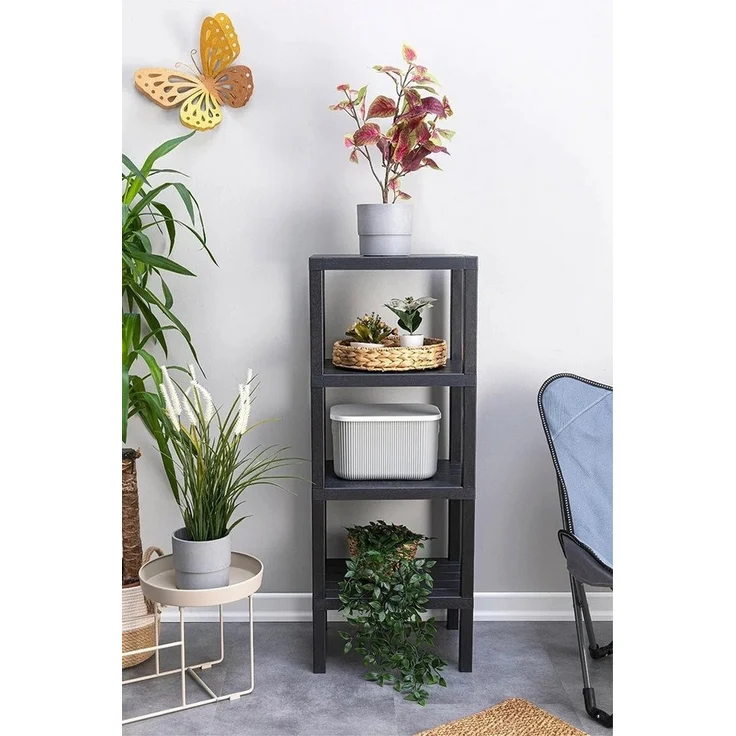 Luxury Bites Badregal Regal mit 4 Ablagen, vielseitig einsetzbar als Badezimmer, Wohnzimmer, Kinderzimmer – Bild 5