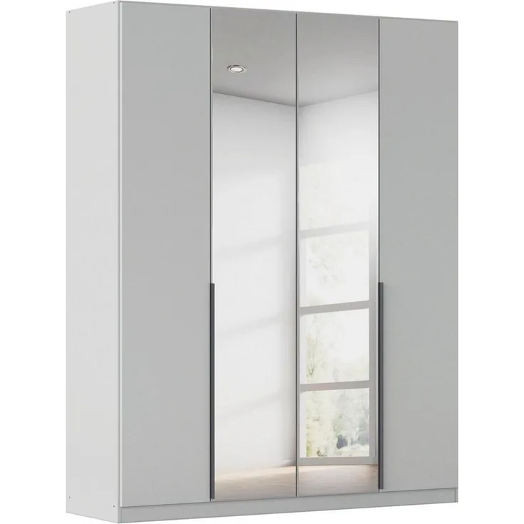 OTTO home Kleiderschrank Schrank Schlafzimmer Garderobe Stauraum AGORDO Front Dekor/Hochglanz (in zwei Griff-Farben, Breiten 91-405 cm) durchdachte Innenausstattung, in 8 Breiten und 2 Höhen MADE IN GERMANY