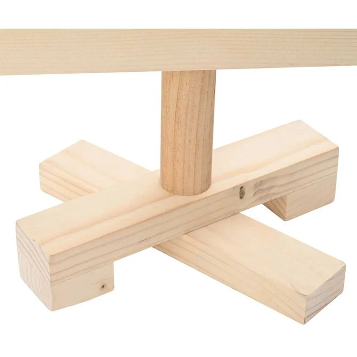 vidaXL Weihnachtsbaum Holz zum Schmücken 60 cm Massivholz Kiefer 357993 – Bild 9