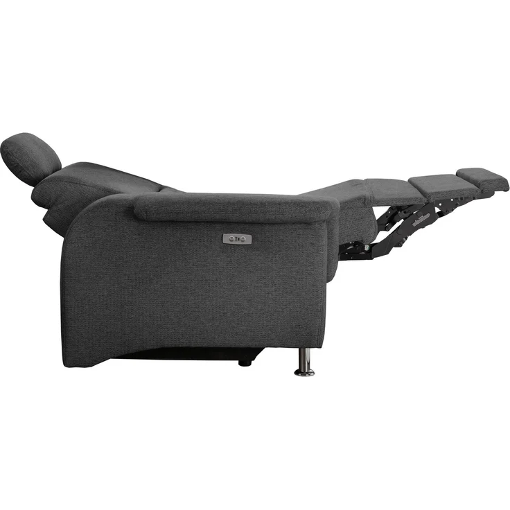 Ecksofa >Ludwigshafen< Motor-funktion, Kopfstütze, Stauraum, anthrazit - 231x113x165 (BxHxT) – Bild 8