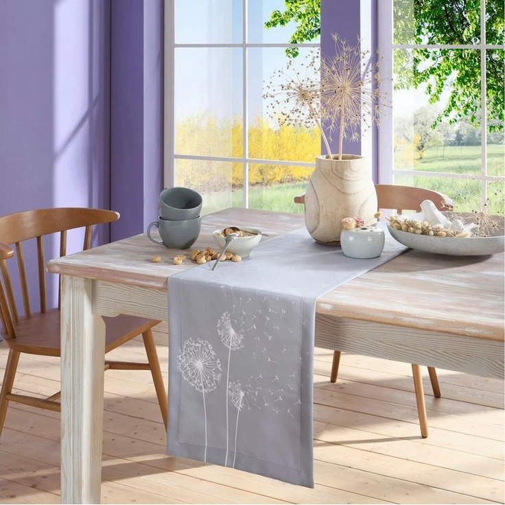 Erwin Müller Tischdecke Tischläufer "Pusteblume", Blumen – Bild 2