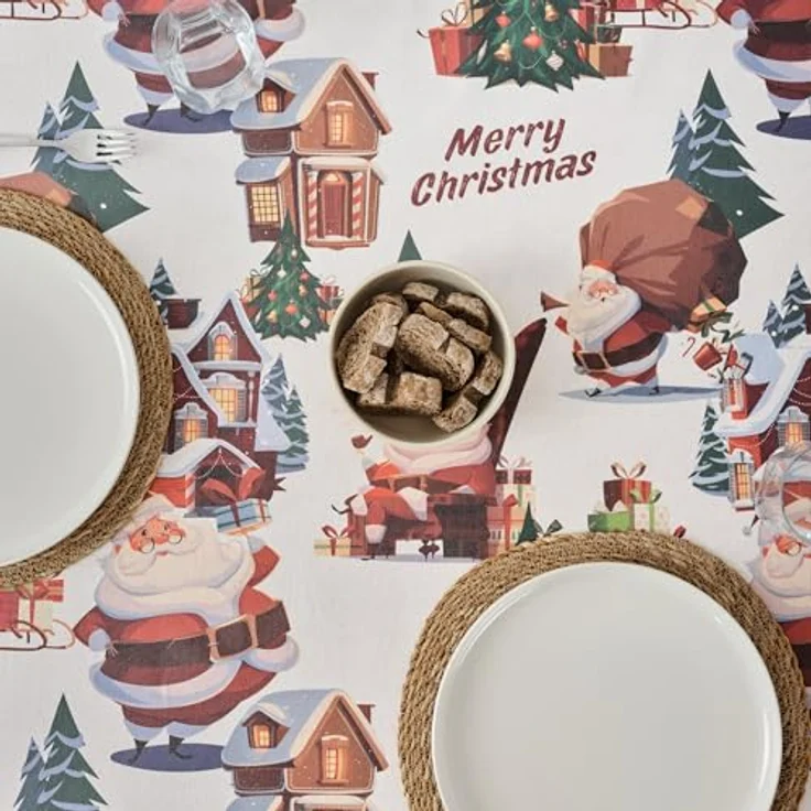 Belum Weihnachtstischdecke, schmutzabweisend, rechteckig, Harz, 200 x 140 cm – Bild 4
