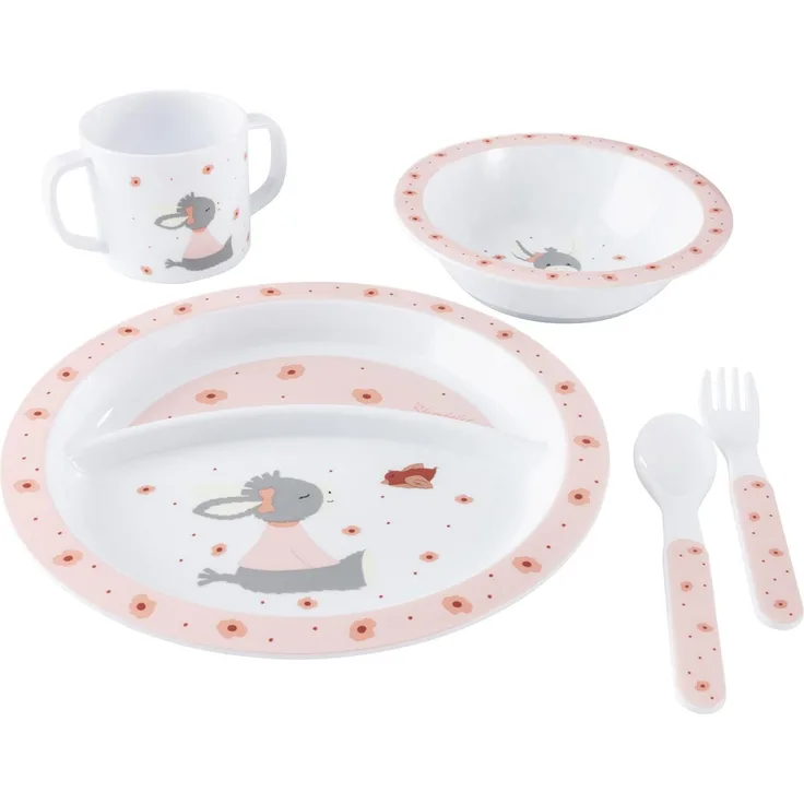 Sterntaler Kindergeschirr Set 5-teilig Esel Emmi Girl Friends - A