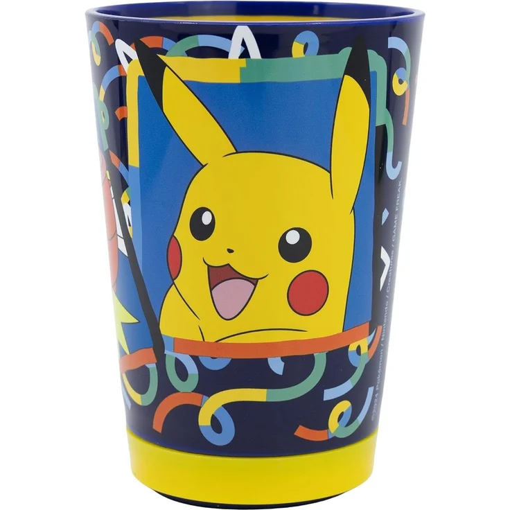 Pokemon Pikachu Kippsicher Trinkbecher PP 470 ml – Drop Safe Plastikbecher mit Smartgrip-System – Bild 1