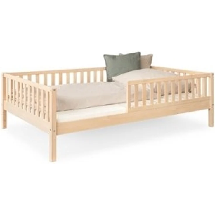 Ehrenkind Kinderbett Livo aus massivem Buchenholz, FSC® zertifiziert, inkl. Rausfallschutz (langlebig & flexibel, Kinder Bett in Buche, Kinderbetten) – Bild 6