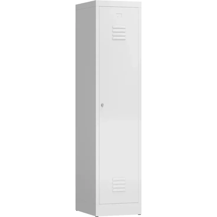 Garderobenschrank ClassiX Premium Metallspind in verschiedenen Größen wählbar - 1 Abteil Maße ca. 41,5 x 180 x 50 cm (BxHxT)