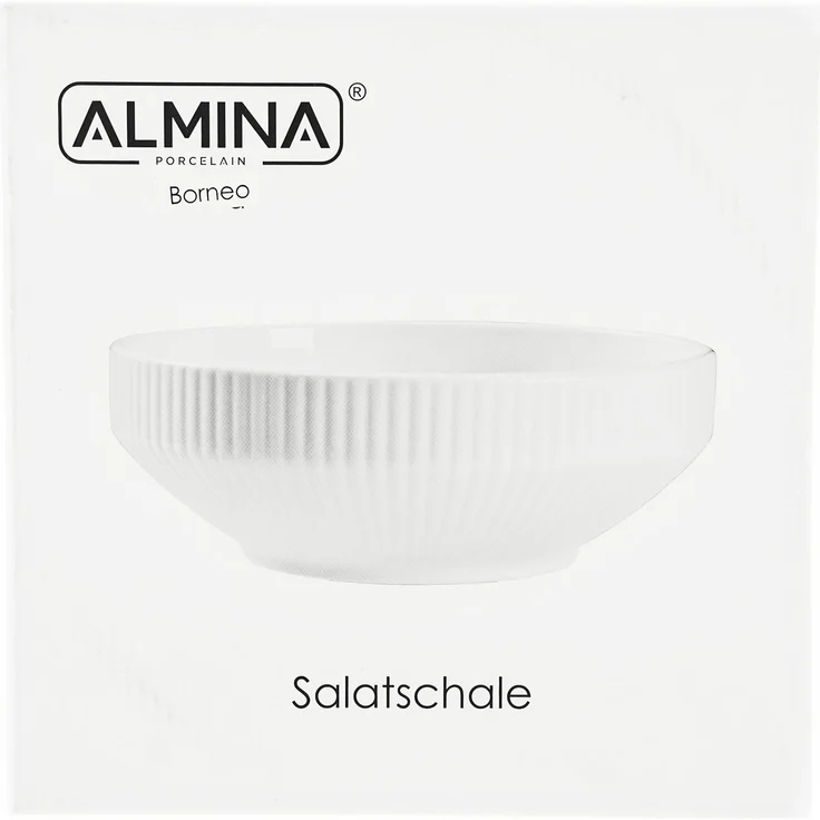 Borneo Servier- & Salatschale aus hochwertigem Porzellan - 23 x 8 cm – Bild 5