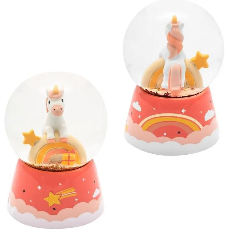 Traumkugel Glitzerkugel Schneekugel Geschenk Sheepworld Kids EINHORN 74390