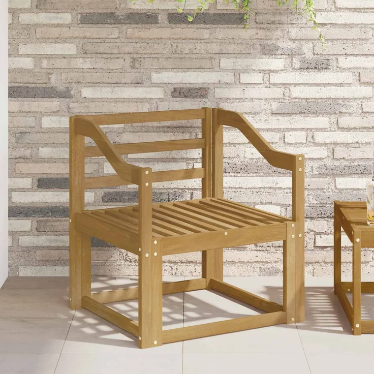 vidaXL Outdoor-Sofagarnitur Massivholz Akazie Weiß 3438988
