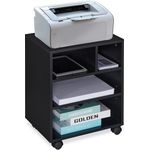 Schwarzer Rollcontainer 10032206