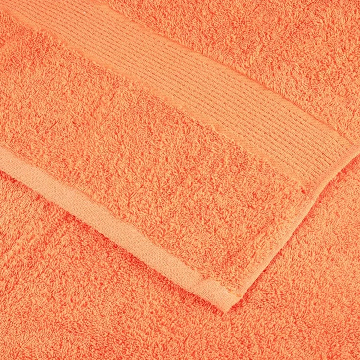 vidaXL Premium-Duschtücher SOLUND 2 Stk. Orange 70x140 cm 600 g/m² 137380 – Bild 6