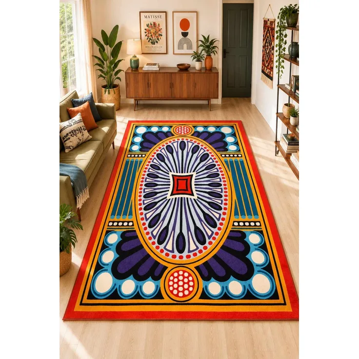 Conceptum Hypnose 'Olowen' Teppich, Bunt, 60 x 100 cm
