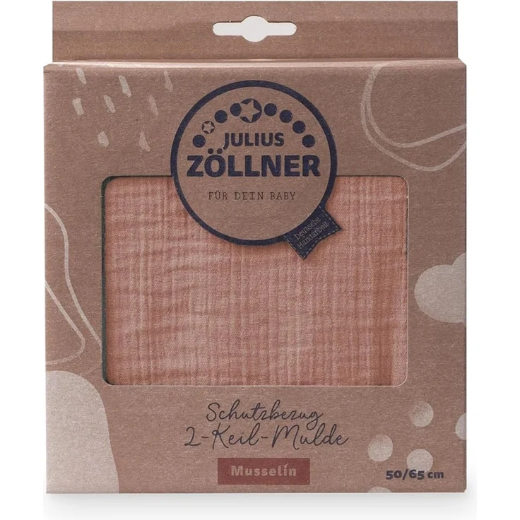 Julius Zöllner Überzug 2-Keilmulde Musselin dune 50/65 – Bild 2