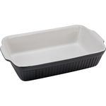 Classic Schwarz-Weiss, Auflaufform rechteckig (mo)