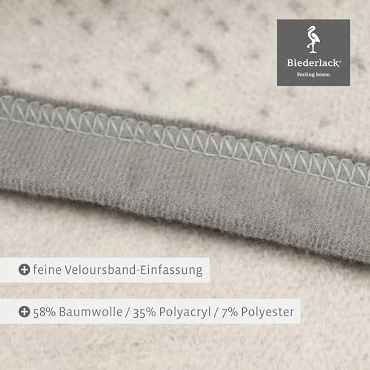 Wohndecke Across beige XL, karierte Sofadecke in 180x220, Decke in Übergröße, Biederlack, Made in Germany – Bild 6