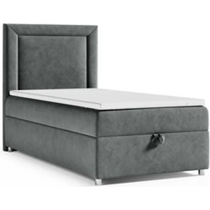 Best for Home Boxspringbett Trinity K-3 Boxspringbett mit Stauraum & Topper – Einzelgrößen (Einzelbett, Polsterbett mit gepolstertes Kopfteil, Jugendbett, Kinderbett versch. Größen, 70x200 80x200 90x200 100x200 cm), verschiedene Liefermöglichkeiten, Ha... – Bild 6