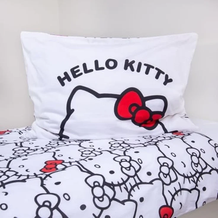 Hello Kitty Bettwäsche aus 100% Baumwolle 140x200 cm 70x90 cm – Bild 4