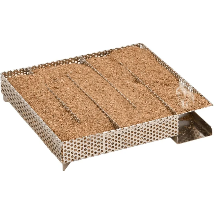 vidaXL Räucherofen mit Kaltrauchgenerator, Verzinkter Stahl, 44,5 x 29 x 110 cm, 18.7 kg, ohne Glasfenster – Bild 11