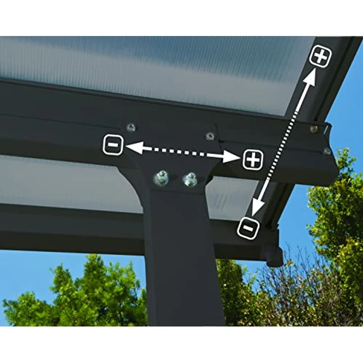 Palram - Canopia Aluminium Terrassenüberdachung – Bild 7
