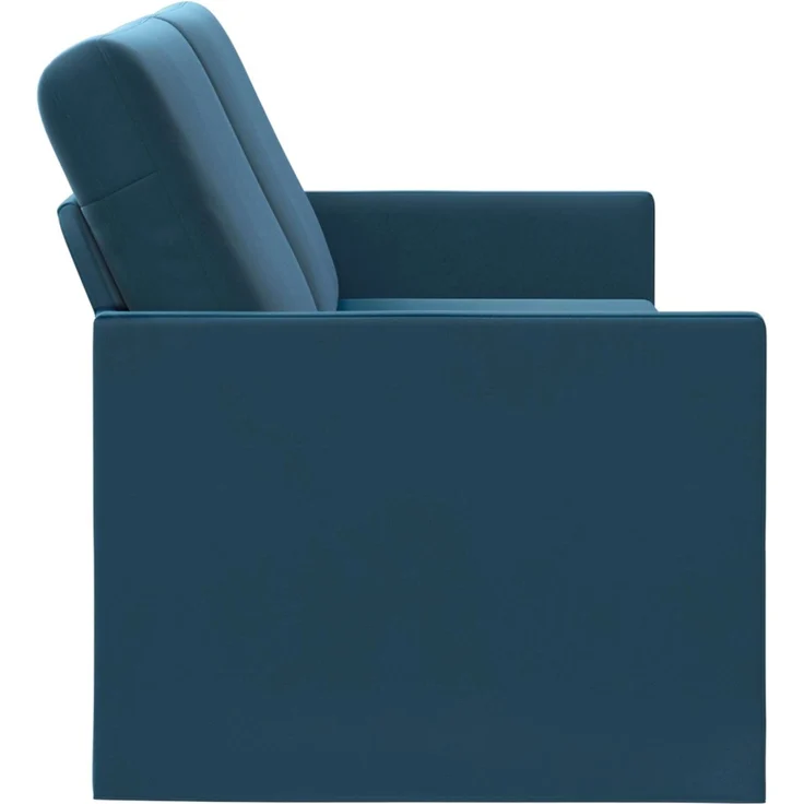 vidaXL 3-Sitzer Sofa Blau 220 x 81 x 82 cm Samt (V) 42041162 – Bild 3