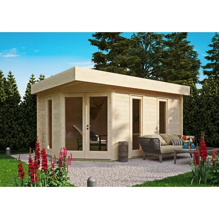 Fjordholz Gartenhaus Modell Birger 44 Natur