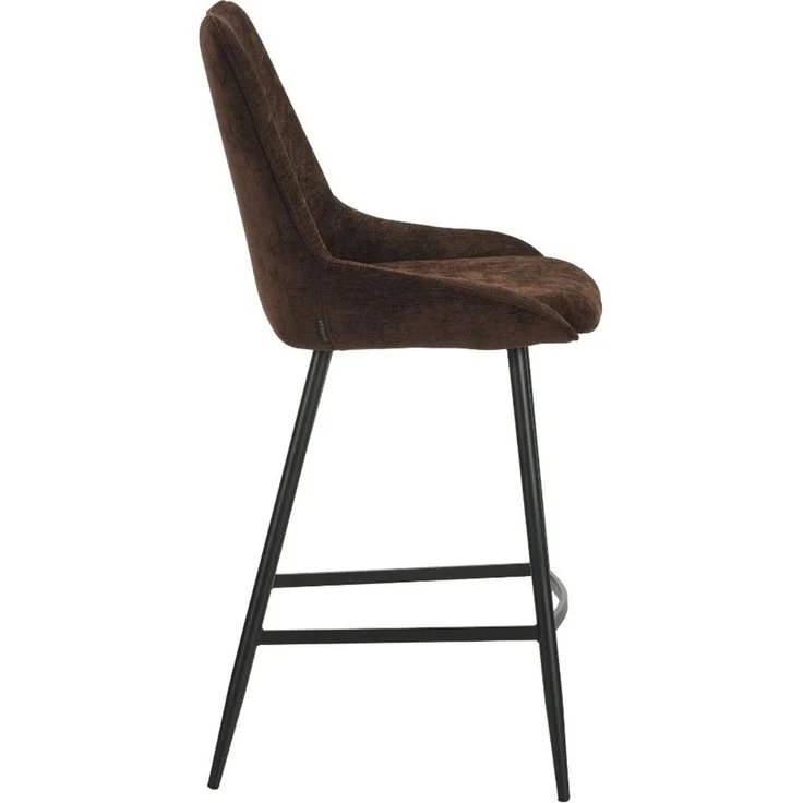 Bronx71 Barhocker Lynn Samt braun 71 cm – Bild 4