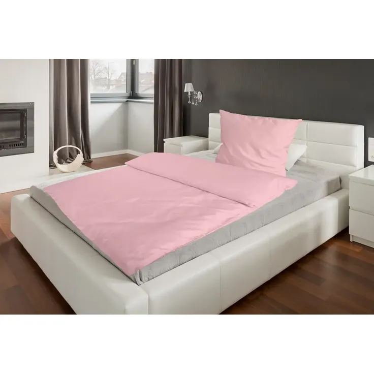 CoSiMa Bettwäsche Odette rosé ca. 155x220 cm