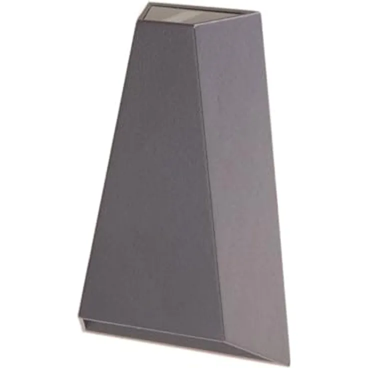 Lampenwelt Lucande LED Wandleuchte Jendrik, spritzwassergeschützt, 2-flammig, Schwarz aus Aluminium, für Außenbereiche (IP54)