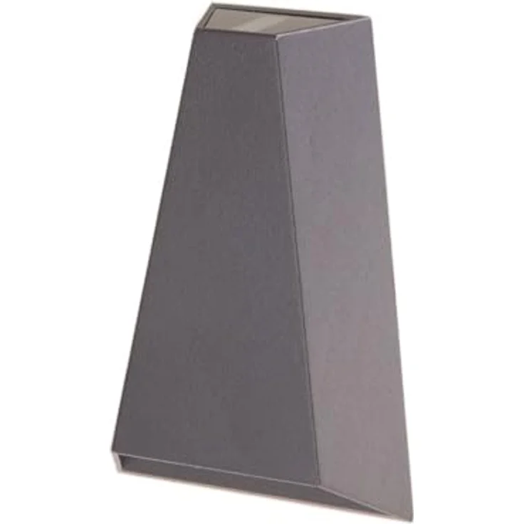 Lampenwelt Lucande LED Wandleuchte Jendrik, spritzwassergeschützt, 2-flammig, Schwarz aus Aluminium, für Außenbereiche (IP54) – Bild 1