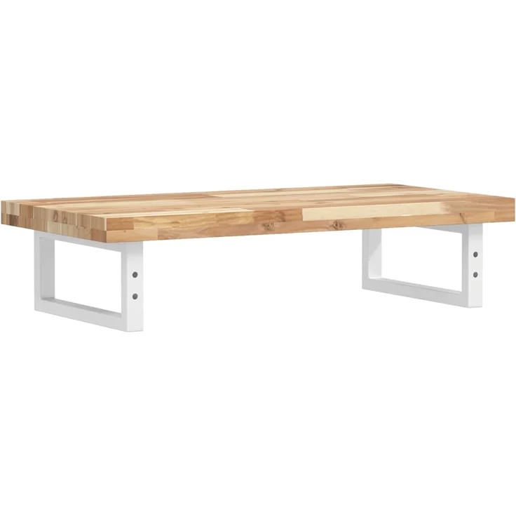 vidaXL Waschbeckenregal Wandmontage Stahl und Akazienholz 3302696 – Bild 5
