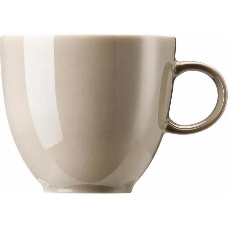 Espresso-/Mokka-Obertasse Sunny Day Greige Thomas Porzellan Espressotasse - Mikrowelle geeignet, Spülmaschinenfest