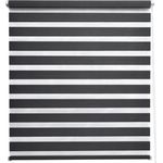 Doppelrollo Doppelrollo SolDecor DL2, 50x150cm, Schwarz – Klemmfix ohne Bohren, Sol Royal, Fensterrollo Innen Rollos für Fenster ohne Bohren Sicht & Sonnenschutz