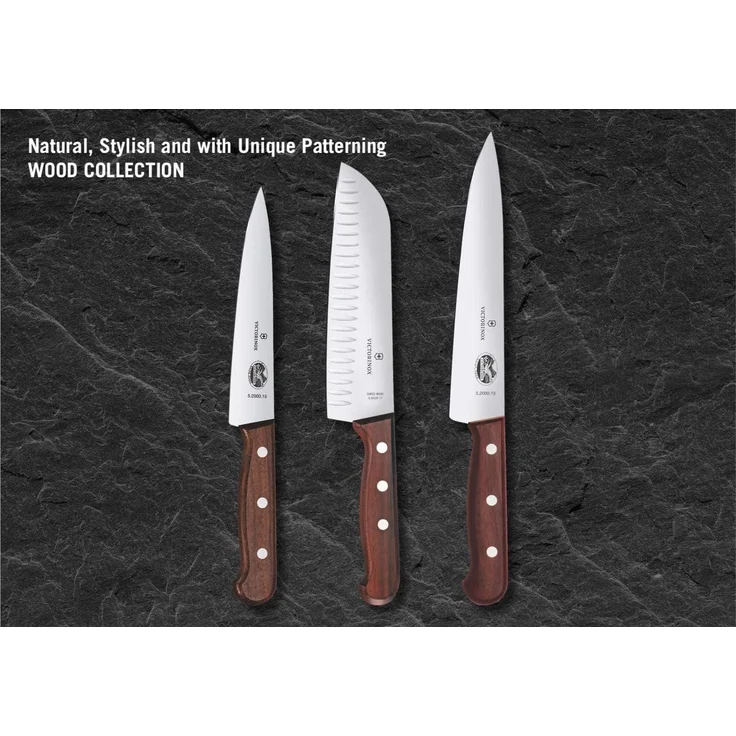 Victorinox | Wood Santokumesser Ahorngriff Kullenschliff – Bild 9