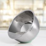 Navaris Seiher Reis Waschschüssel - Sieb Küche - Perfekt zum Waschen von Reis - 22cm, Edelstahl, (1-St)