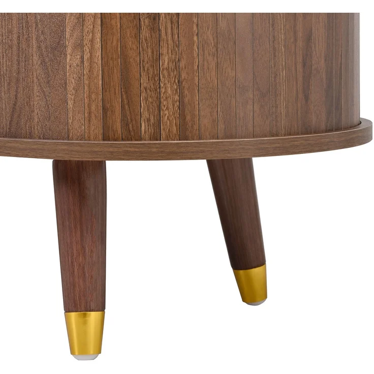 3-teiliges Wohnzimmerset 175cm×38cm×45cm – Couchtisch mit Hubplatte, TV-Schrank und Sideboard in Nussbaum – Bild 8