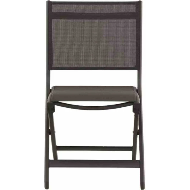 Siena Garden Tesoro Klappsessel - Aluminiumgestell & Textil, schwarz silber (M29564) – Bild 2