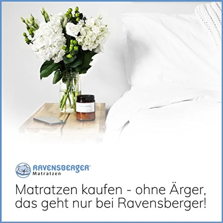 Komfortschaummatratze Komfort-MED mit RAVOTEX Funktionsbezug, RAVENSBERGER Matratzen, 22 cm hoch, Qualität 100% Made in Germany, bis 60° C waschbar, Versand 0€ – Bild 11