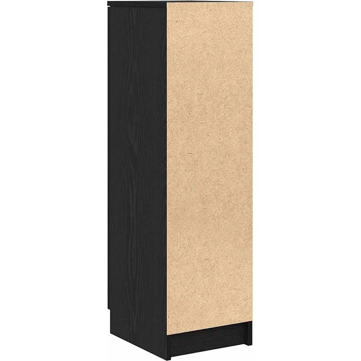 vidaXL Schuhschrank mit Regal Schwarz Eichen-Optik 29,5 x 35 x 101 cm 862101 – Bild 7