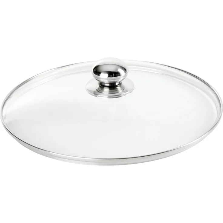 Homeware Glasdeckel Pfannenspritzschutz, Glas klar, 28 cm, spülmaschinengeeignet