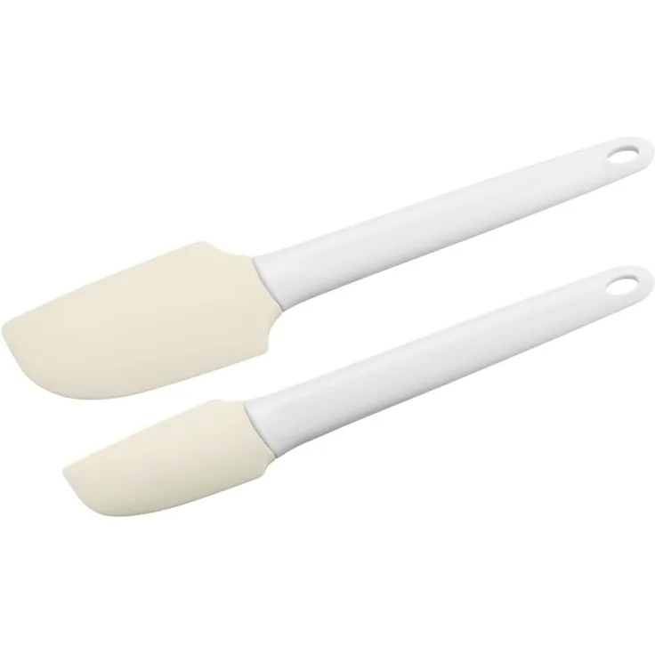 Original Kaiser Classic Teigschaber-Set 2-teilig, Teigschaber mit abnehmbarem Silikon-Aufsatz 24 + 27 cm, lebensmittelechtes Silikon, spülmaschinengeeignet