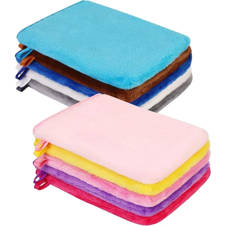 PHOGARY 10 Mikrofaser Waschhandschuhe 21x15cm in 10 Farben