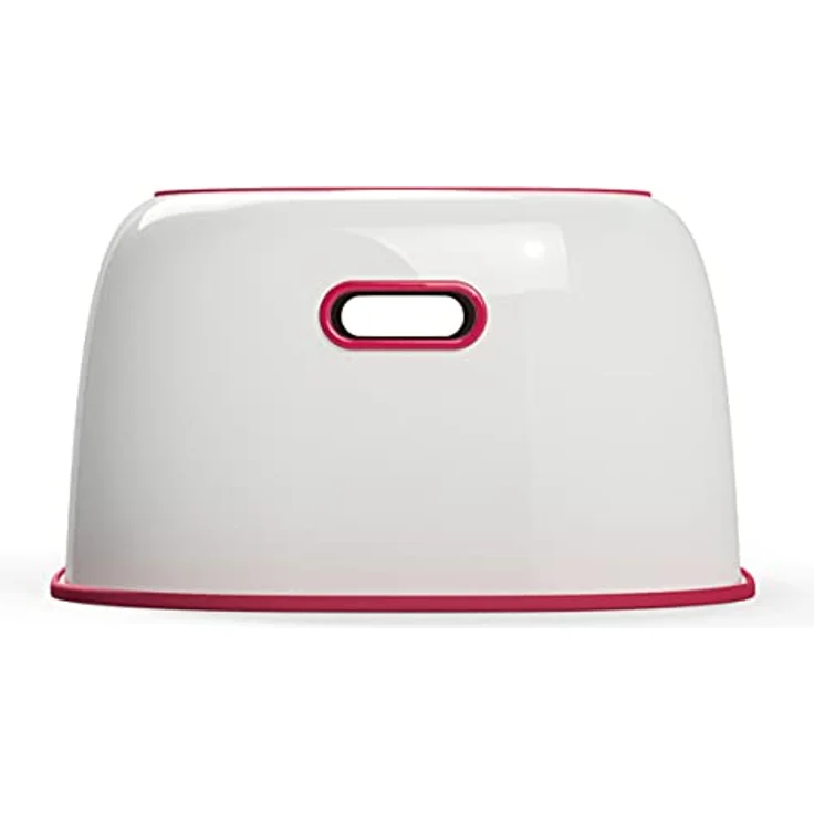 Prince Lionheart Step Stool | Tritthocker | Anti-Rutsch-Ober- und Unterseite | Leicht zu reinigen | Handgriffe | Vielseitig | Aufbewahrung | Badezimmer Booster | Handwaschbecken - Rose – Bild 3