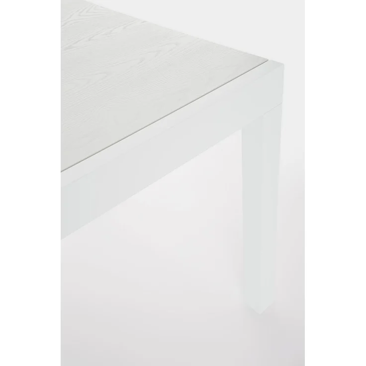 Gartenesstisch Cliv ausziehbar aus Aluminium, modern, weiß, rechteckig für 6–8 Personen – Bild 5