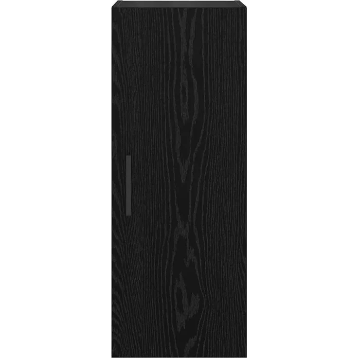 vidaXL Wandschrank Schwarz Eichen-Optik 34,5 x 34 x 90 cm 882615 – Bild 6