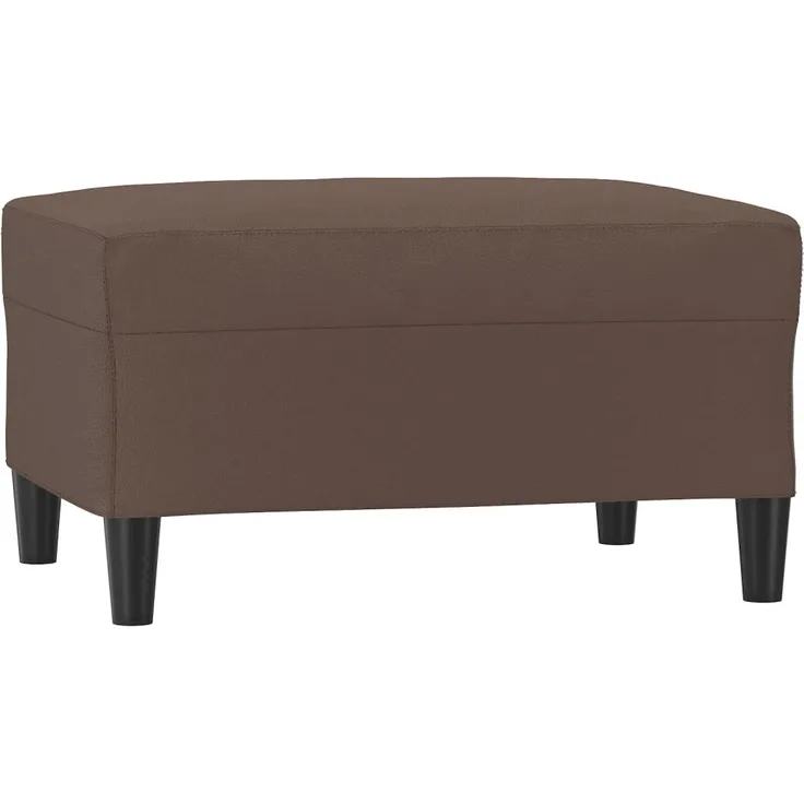 vidaXL Fußhocker Braun 70x55x41 cm Kunstleder 349313